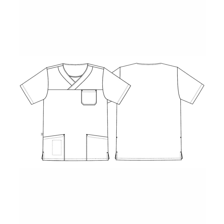 Kentaur busseronne, Hvid - Lys Grå/Rød, 4XL