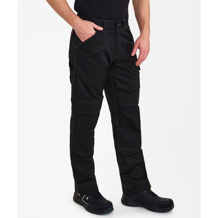 Engel Combat arbejdsbukser, Sort, 100