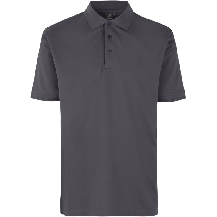 ID PRO Wear Polo T-shirt, Silver Grey, 2XL
