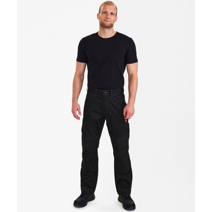 Engel Combat arbejdsbukser, Sort, 100