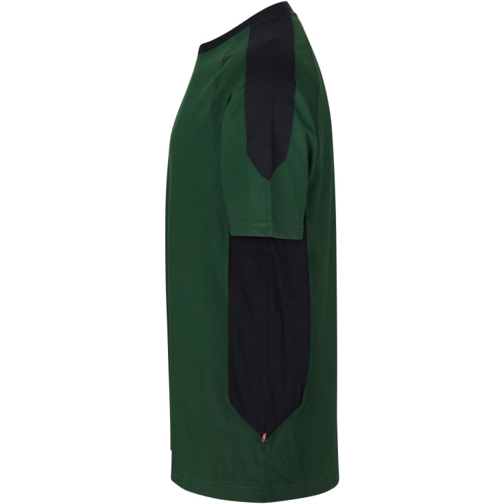 ID Pro Wear kontrast T-shirt, Flaskegrøn, L