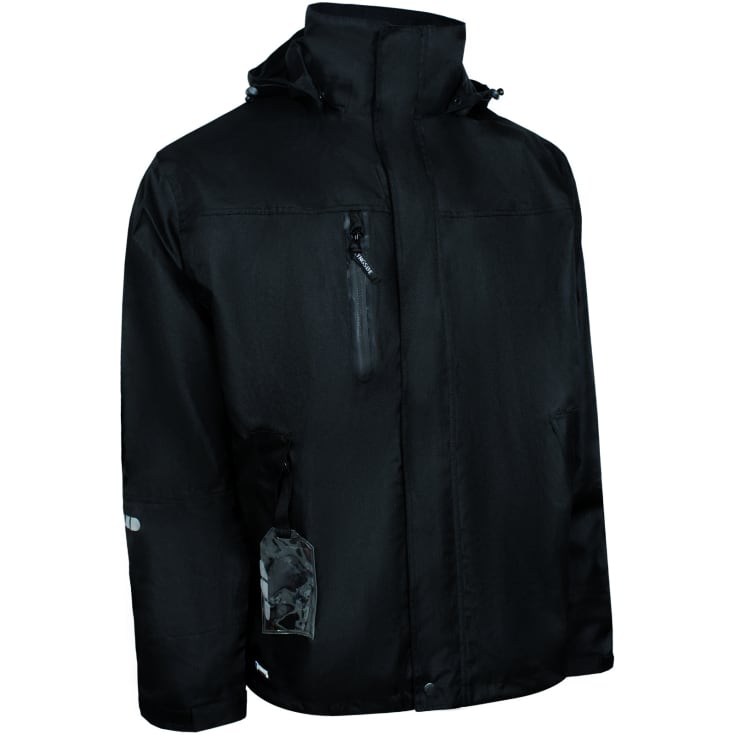 Lyngsøe FOX7057 regnjacka, svart, stl 2XL