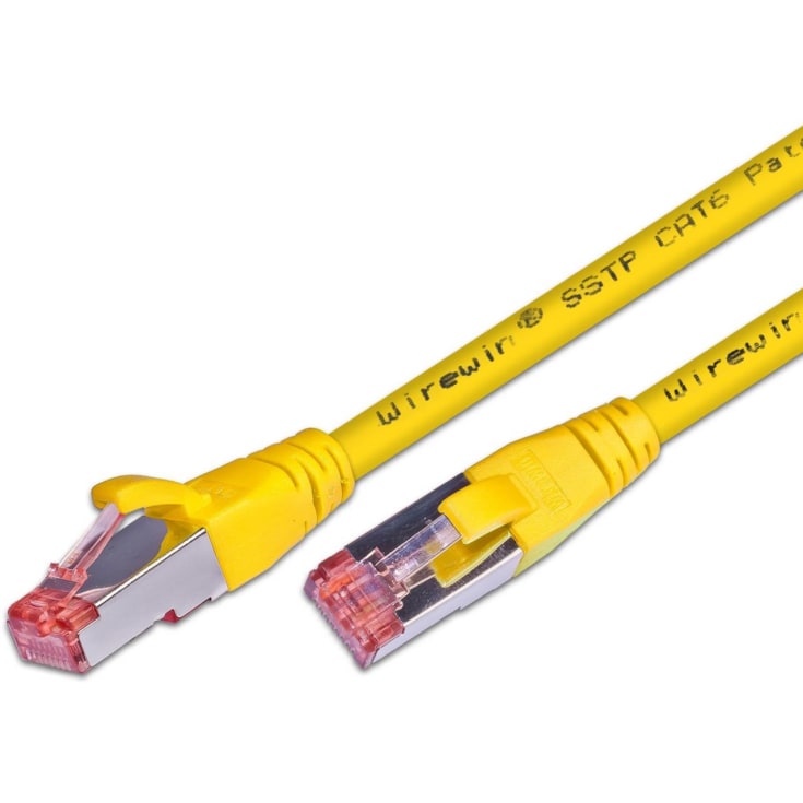 10 st Patchkabel S/FTP Kat.6 5M LSZH gul