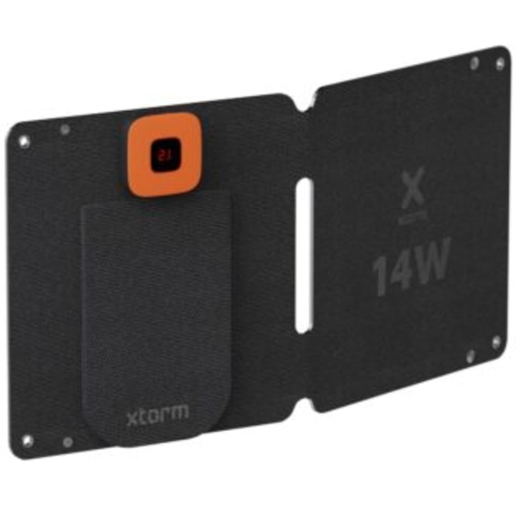 Xtorm SolarBooster solcelle oplader, USB-C/A, 14W