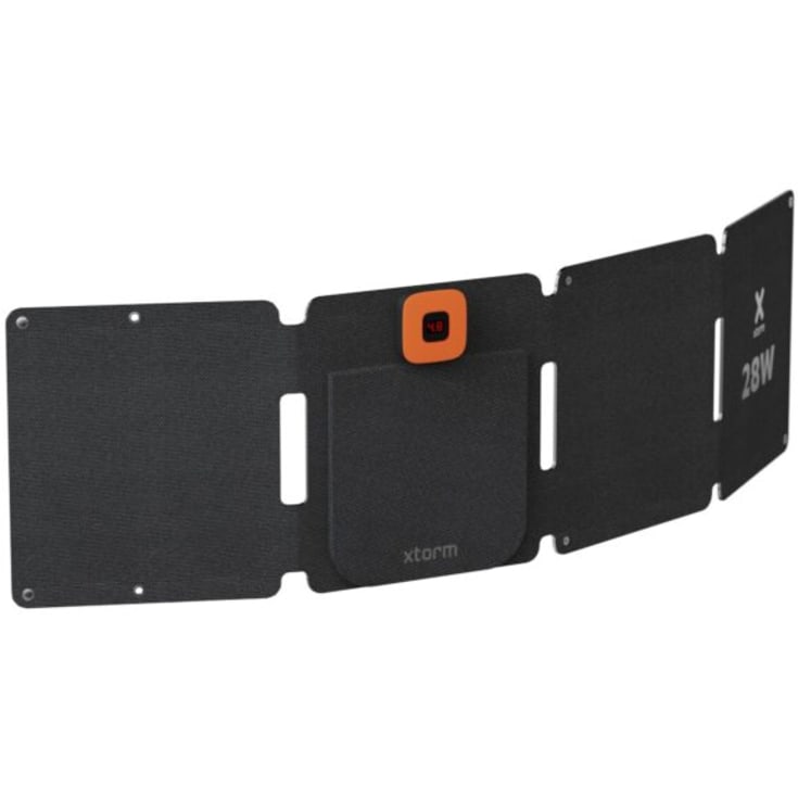 Xtorm SolarBooster solcelle oplader, USB-C/A, 28W