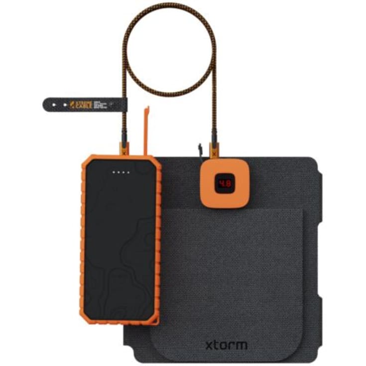 Xtorm SolarBooster solcelle oplader, USB-C/A, 28W