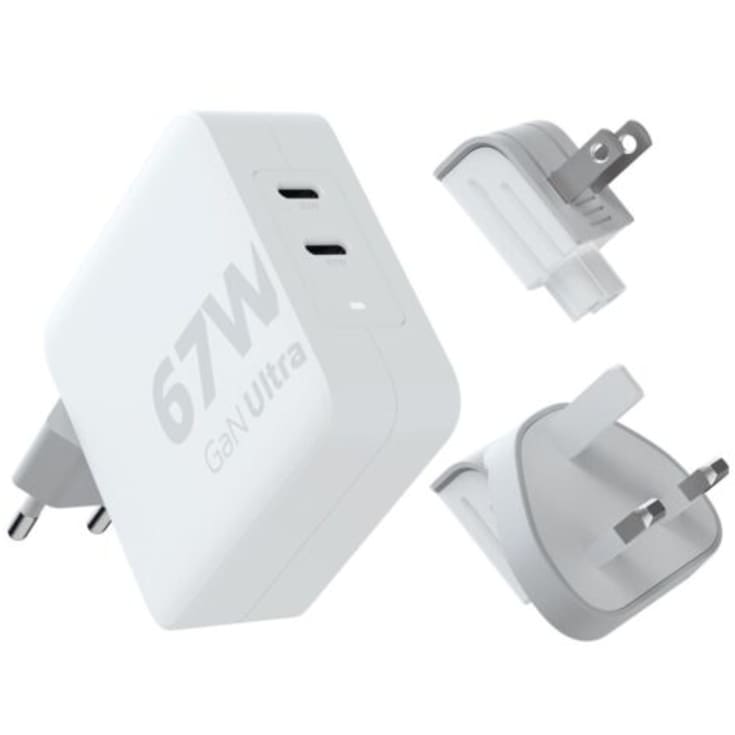 Xtorm GaN Ultra reseladdare, USB-C, 67 W, vit