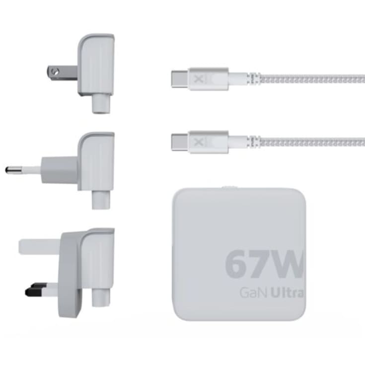 Xtorm GaN Ultra reseladdare, USB-C, 67 W, vit