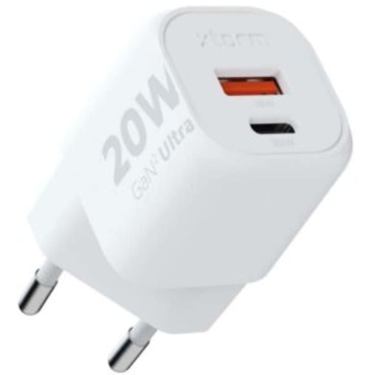 20W GaN2 Ultra Home Charger USB-C PD/USB-A vit