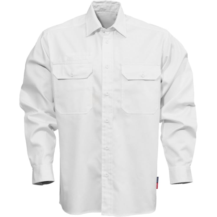 Kansas arbejdsskjorte, Hvid, 2XL