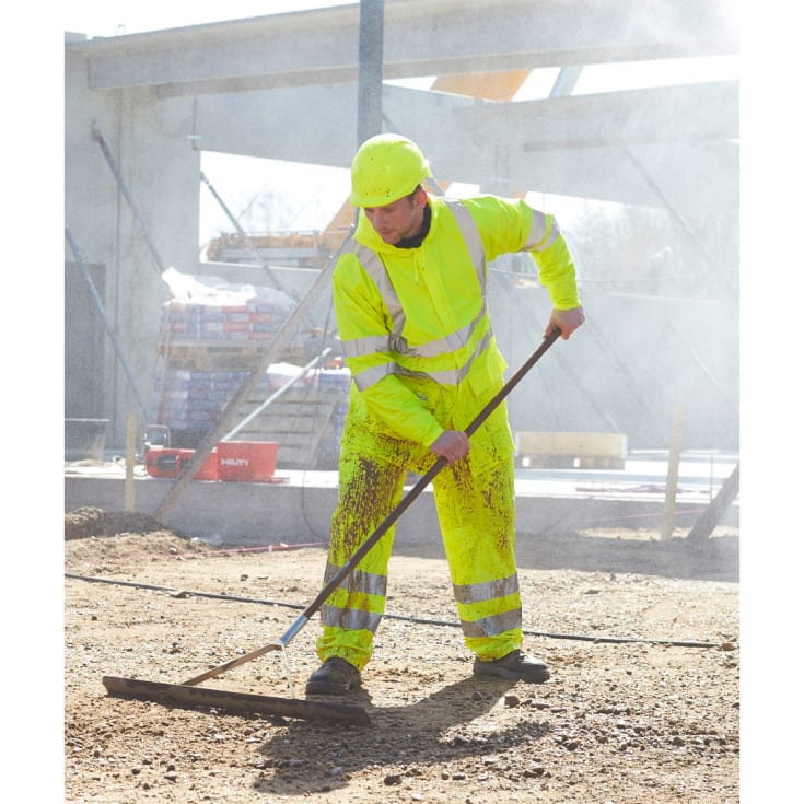 Lyngsøe PU regntøj sæt, Hi-Vis Gul, M