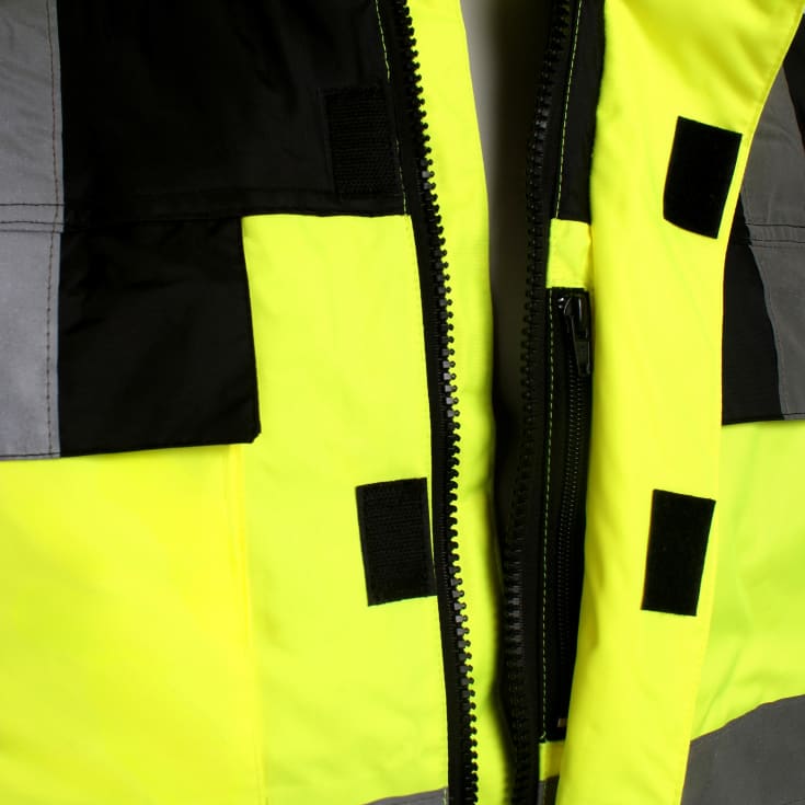 Lyngsøe vinterkedeldragt, Hi-vis Gul/Sort, 2XL