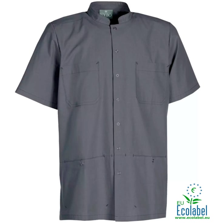 Nybo Workwear Nature kortærmet skjorte, Koksgrå, L
