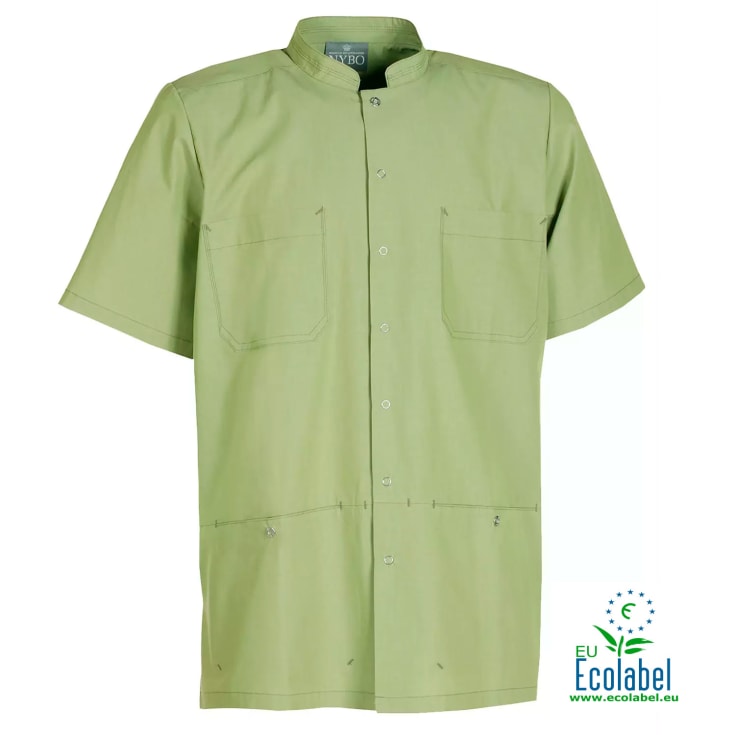 Nybo Workwear Nature kortærmet skjorte, Grøn, M