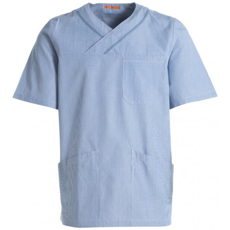 Kentaur busseronne, Blå/Hvid Stribet, 3XL