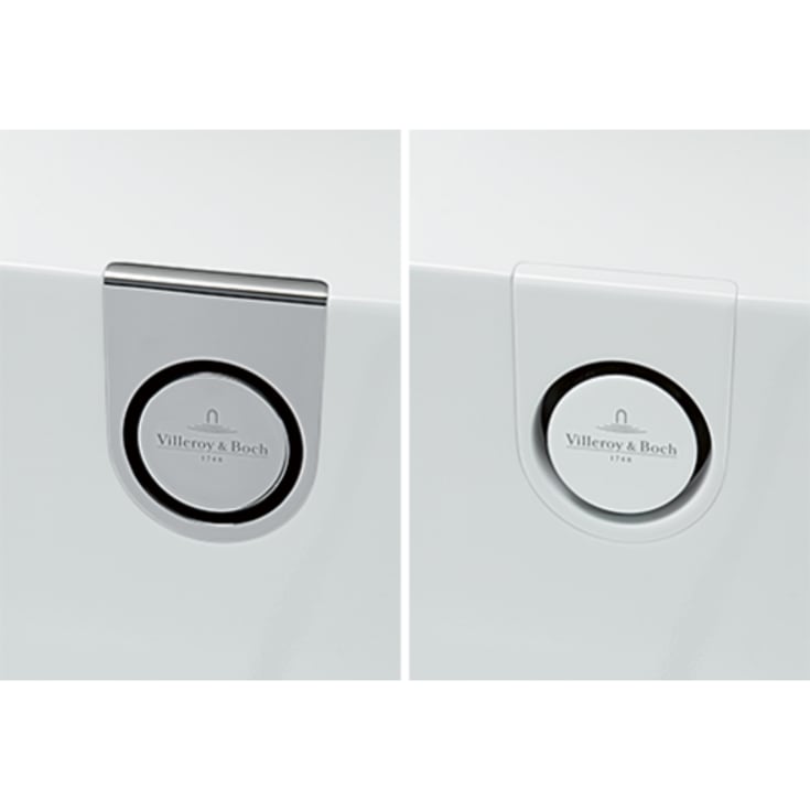 Villeroy & Boch vanninnløp integreret overløp, krom