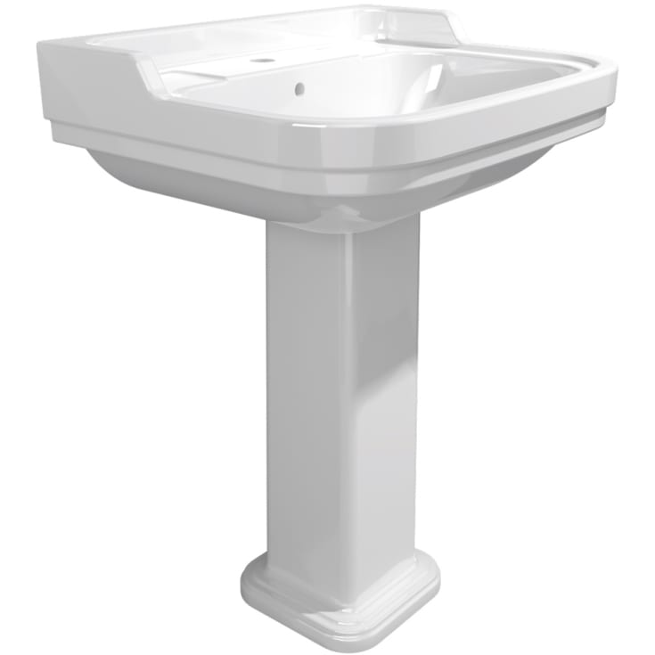 Flaminia søyle til Efi servant, 64/70 cm, hvit