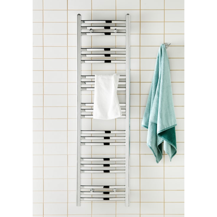 Hafa Ellips håndkletørker, kombi, 60x160 cm, krom