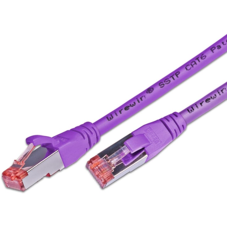10 st Patchkabel S/FTP Kat.6 4M LSZH violett
