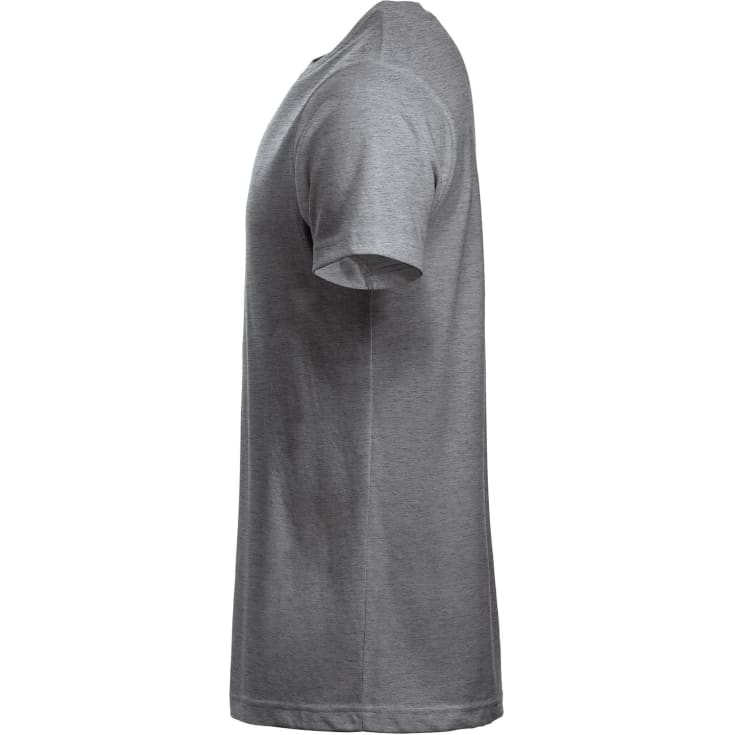 Clique New Classic T-shirt, Grå Melange, 4XL