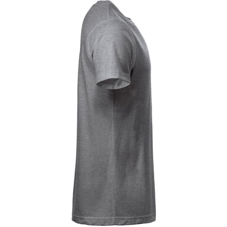 Clique New Classic T-shirt, Grå Melange, 4XL