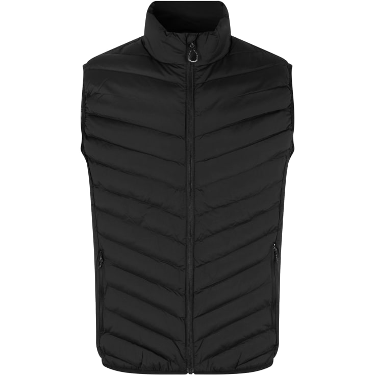 ID Stretch vatteret vest, Sort, 2XL