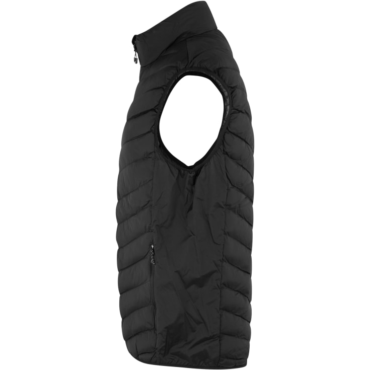 ID Stretch vatteret vest, Sort, 2XL