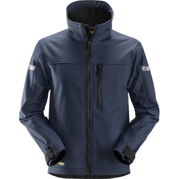Snickers AllroundWork softshelljakke 1200, Marine/Sort, M