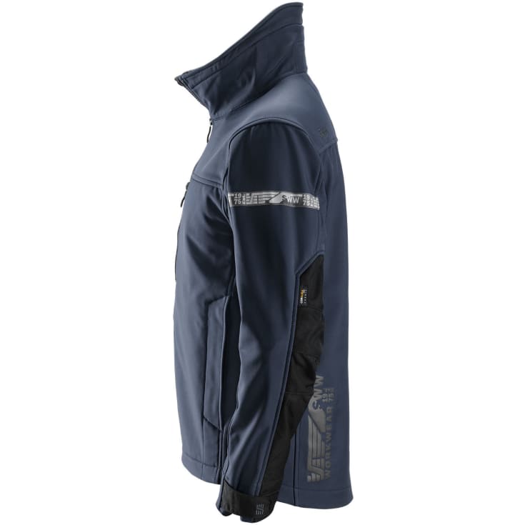 Snickers AllroundWork softshelljakke 1200, Marine/Sort, M