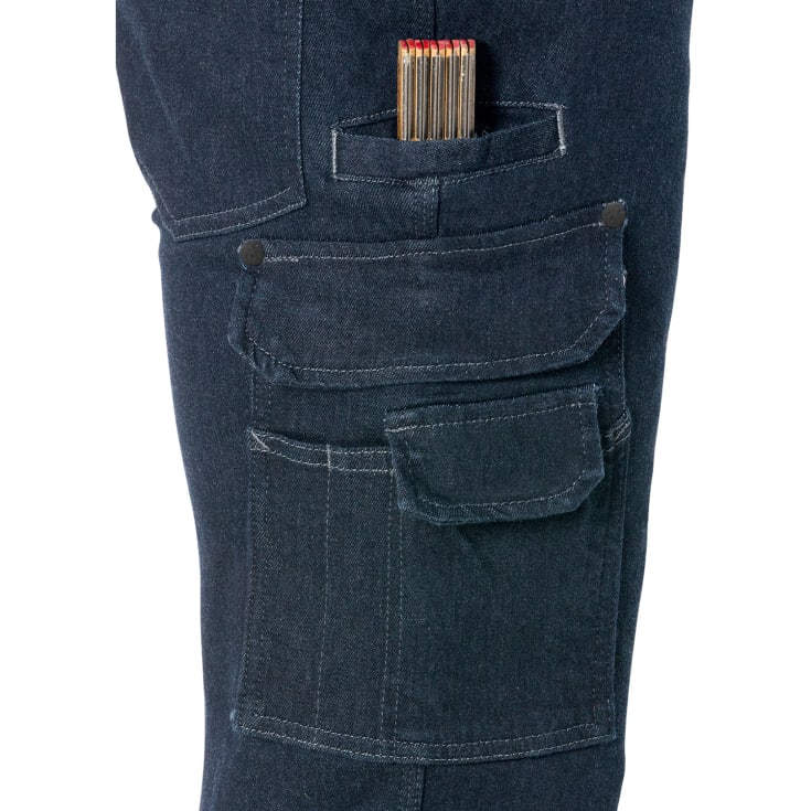 Fristads denim servicebukser 2501 full stretch, Indigoblå, C56