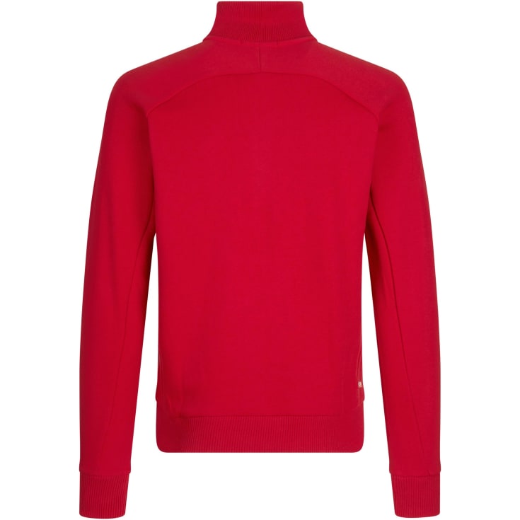 ID sweat cardigan, Rød, 3XL
