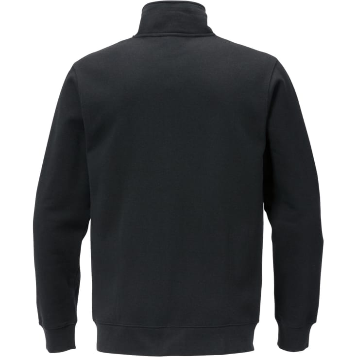 Fristads Acode sweatshirt med lynlås, Sort, M