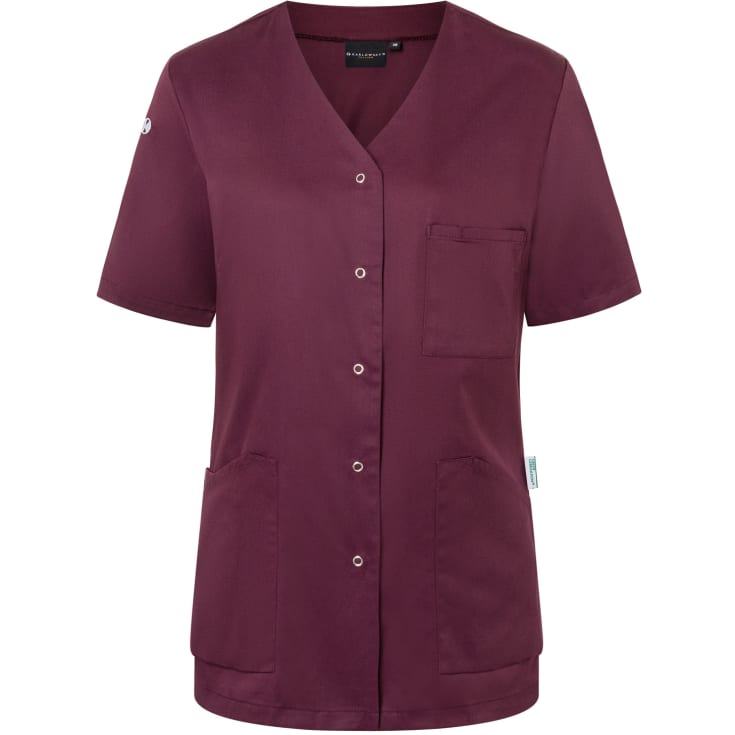 Karlowsky Essential kortærmet dame tunika, Aubergine, 52