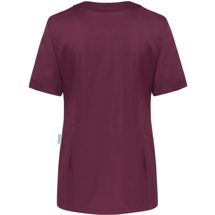 Karlowsky Essential kortærmet dame tunika, Aubergine, 52