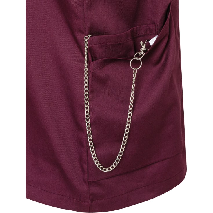 Karlowsky Essential kortærmet dame tunika, Aubergine, 52