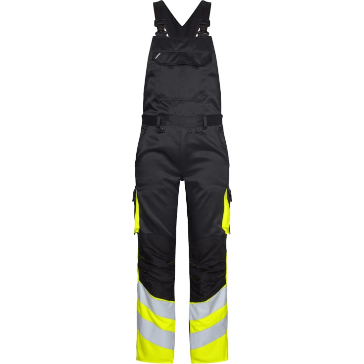 Engel Safety Light overalls, Sort/Hi-Vis Gul, 112
