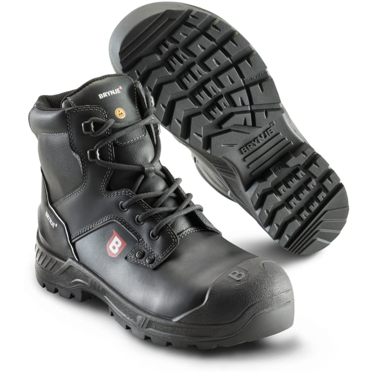 Brynje B-dry Outdoor Low Boot sikkerhedsstøvletter S3, Sort, 42