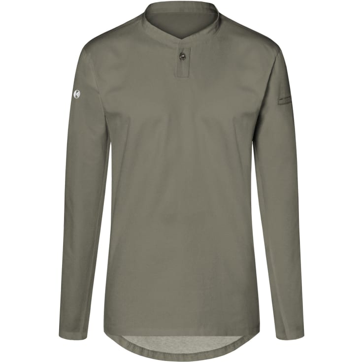 Karlowsky Performance dame langærmet polo t-shirt, sage, L