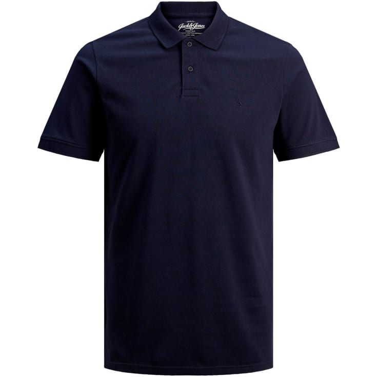 Jack & Jones JJEBASIC Polo T-shirt, Navy Blazer, XL