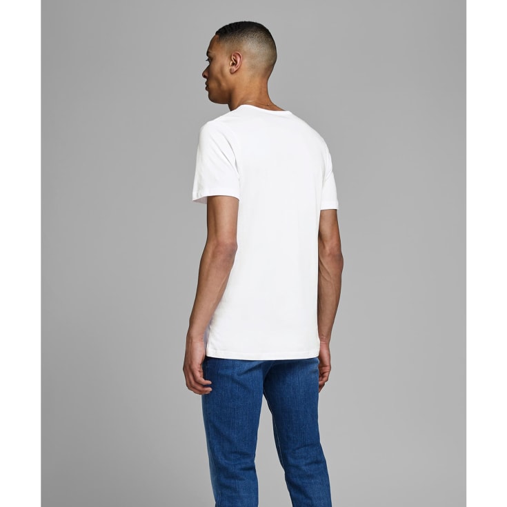 Jack & Jones JABASIC 2-pak kortærmet undertrøje, Hvid, L