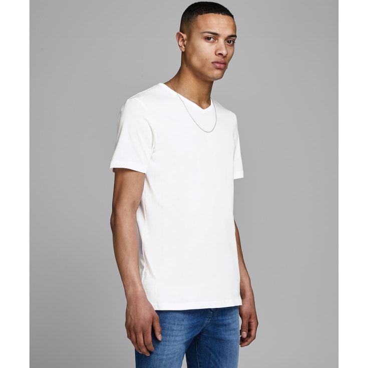 Jack & Jones JABASIC 2-pak kortærmet undertrøje, Hvid, L