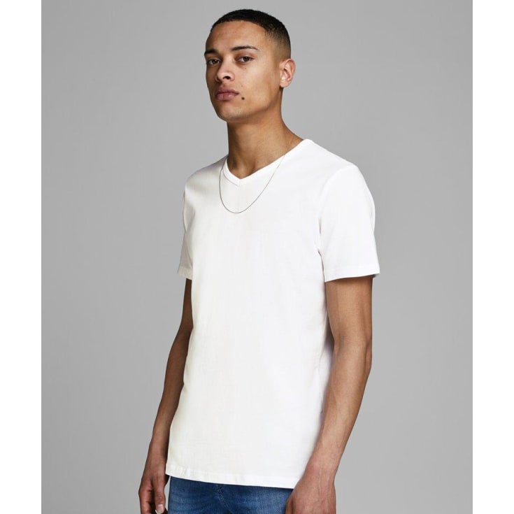 Jack & Jones JABASIC 2-pak kortærmet undertrøje, Hvid, L