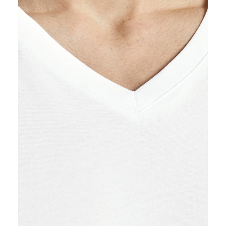 Jack & Jones JABASIC 2-pak kortærmet undertrøje, Hvid, L