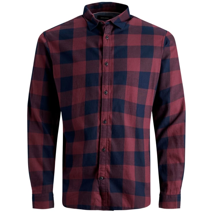Jack & Jones JJEGINGHAM Slim fit skovmandsskjorte, Port Royale, M