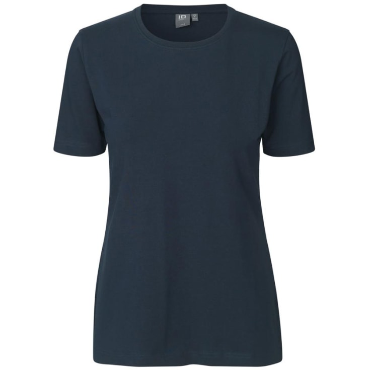 ID dame T-Shirt stretch, Navy, L