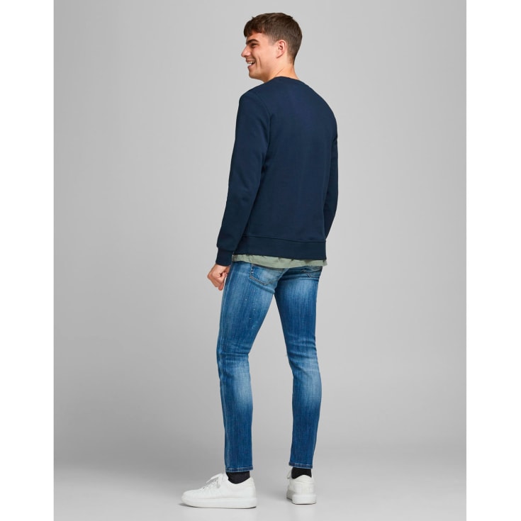 Jack & Jones JJEBASIC sweatshirt, Navy Blazer, S