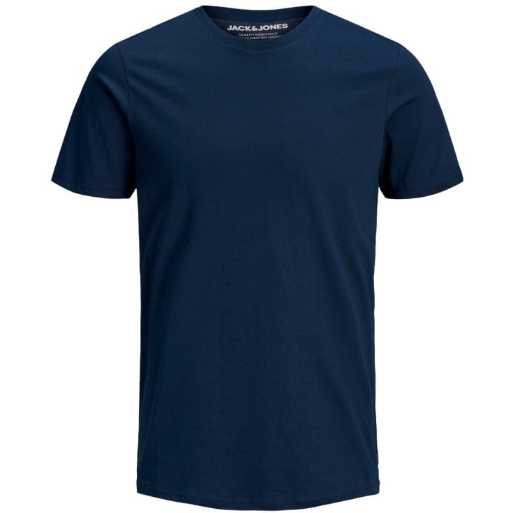 Jack & Jones JJEORGANIC 3-pak T-shirt, Sort/Hvid/Navy, 2XL