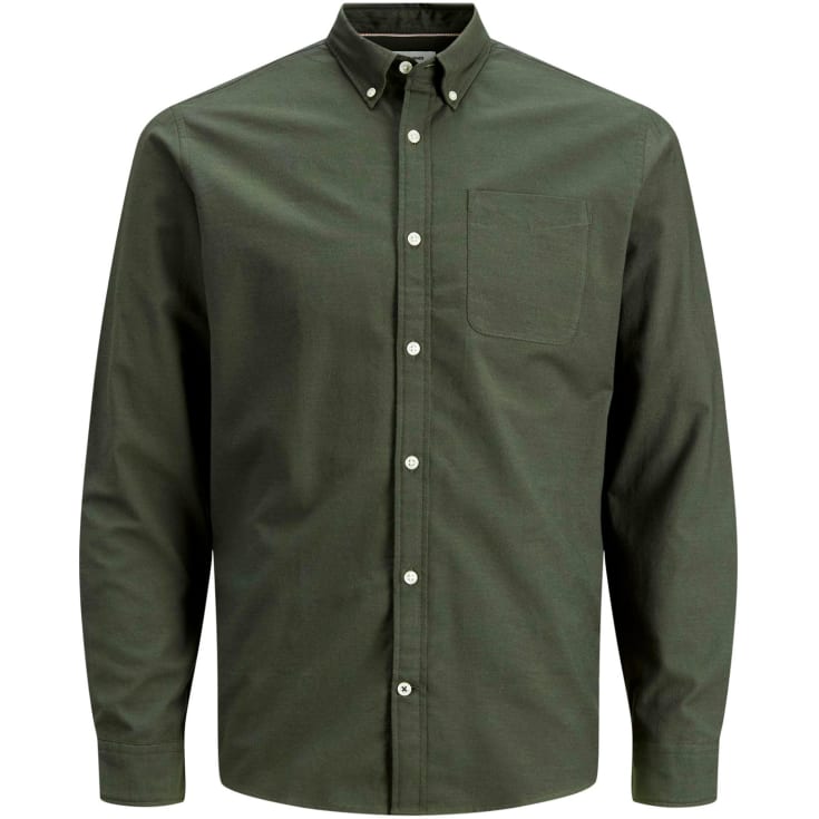 Jack & Jones JJEOXFORD Regular fit skjorte, Forest Night, 2XL