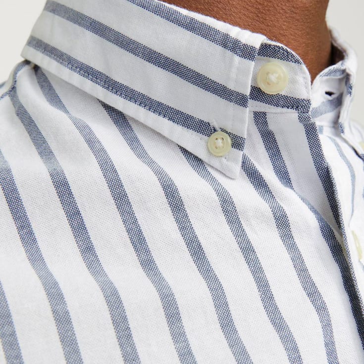 Jack & Jones JJEOXFORD Regular fit skjorte, Ensign Blue, 2XL