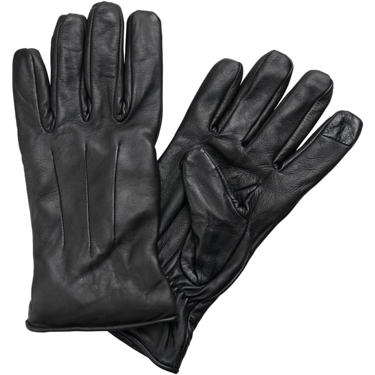 Jack & Jones JACMONTANA Læder handsker, Sort, L/XL